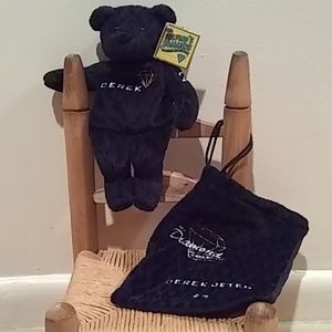 Salvino's Bammers Yankees Derek Jeter Diamond Bear w/ Bag #0016